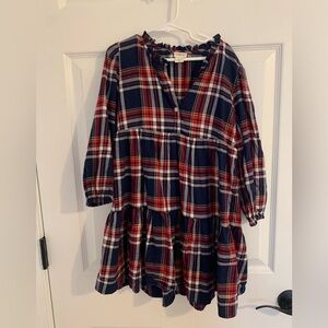 Crewcuts flannel dress